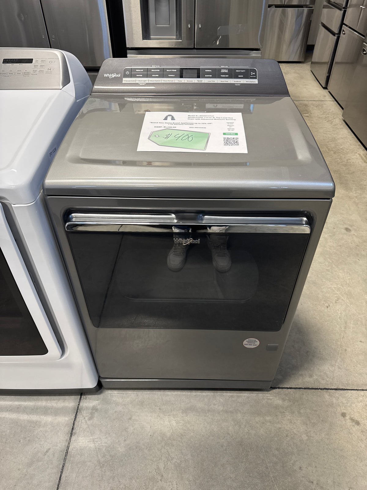 WGD8127LC - Gas Dryers