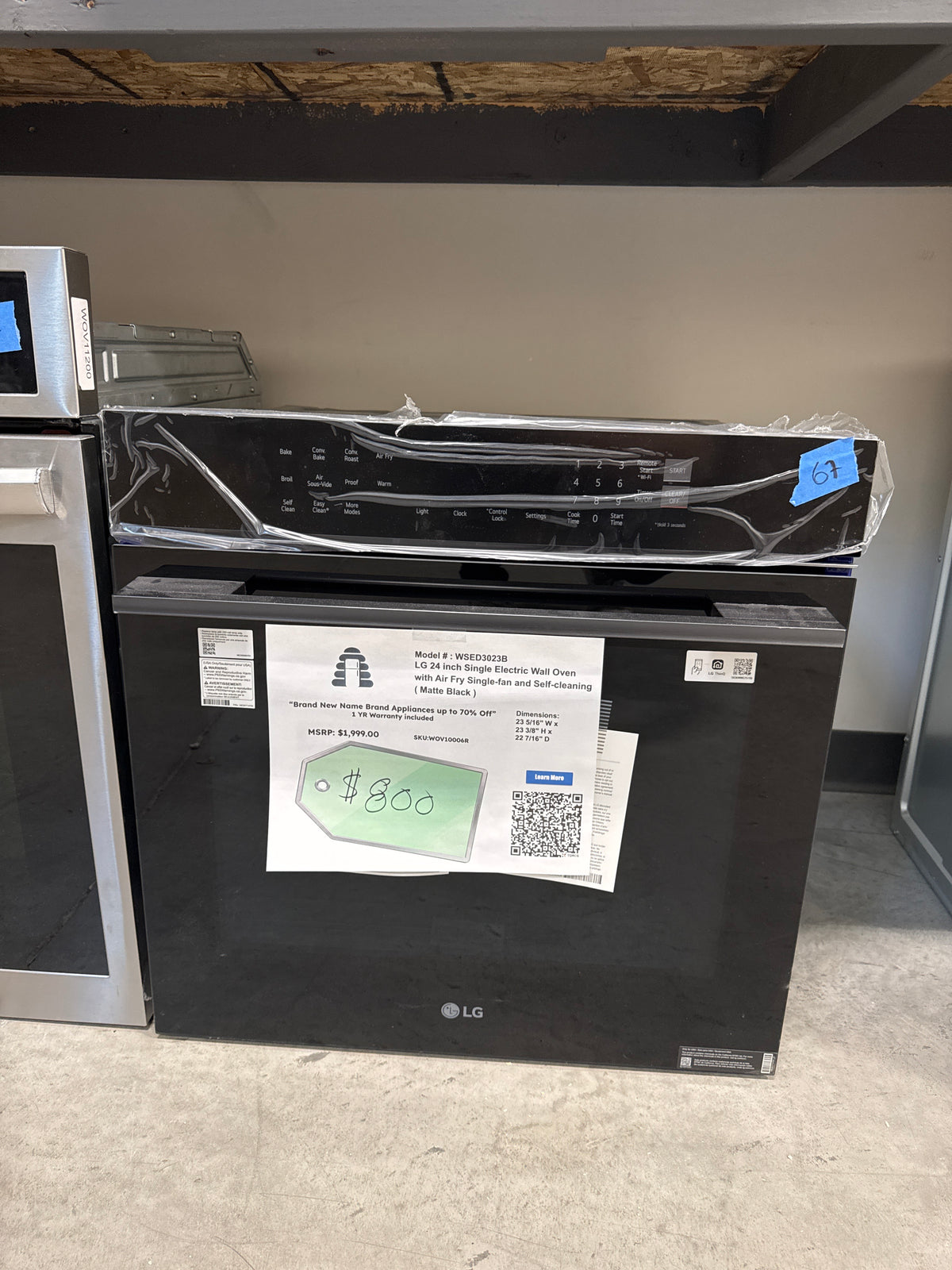 WSED3023B - Wall Oven