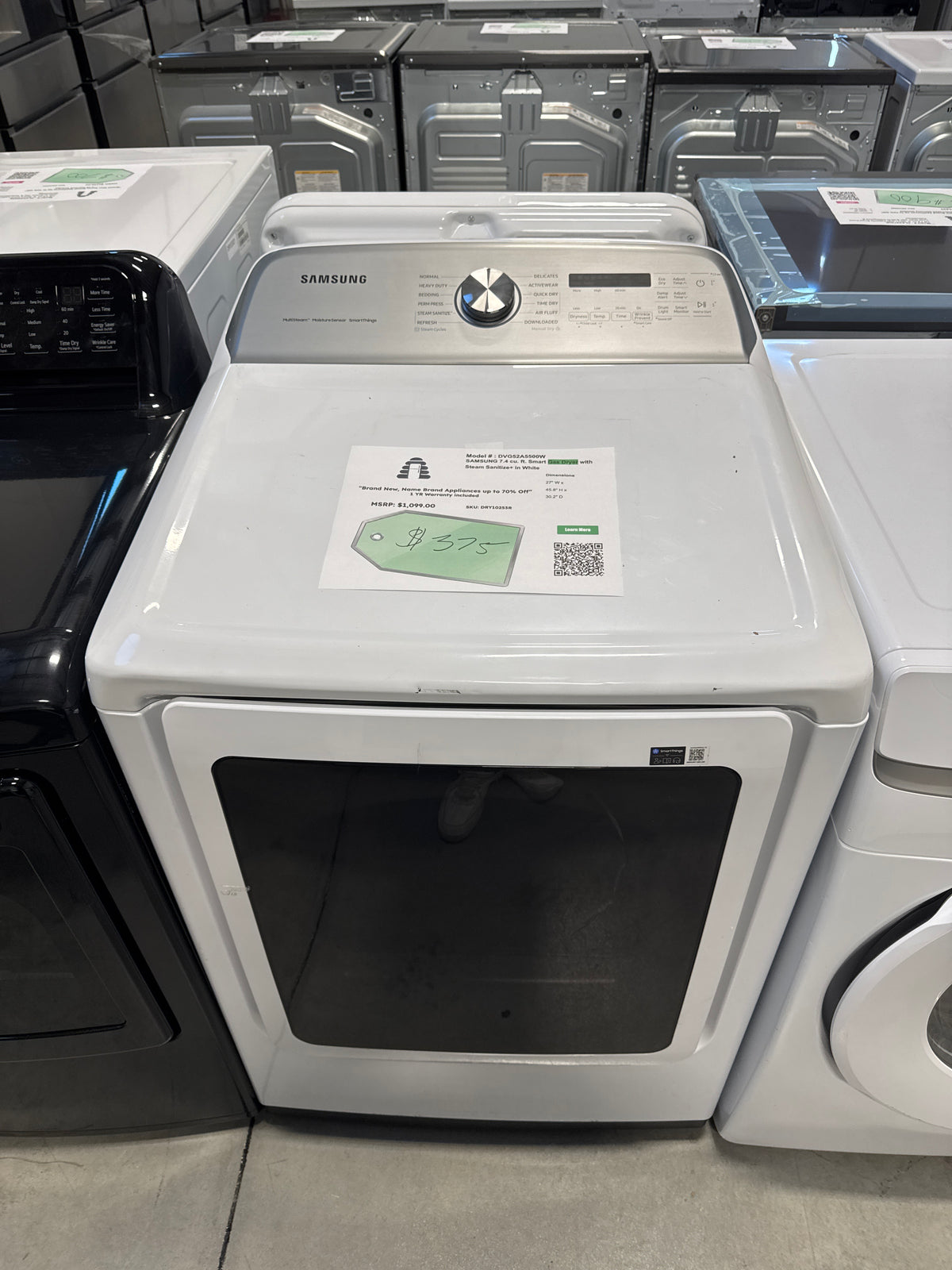 DVG52A5500W - Gas Dryers