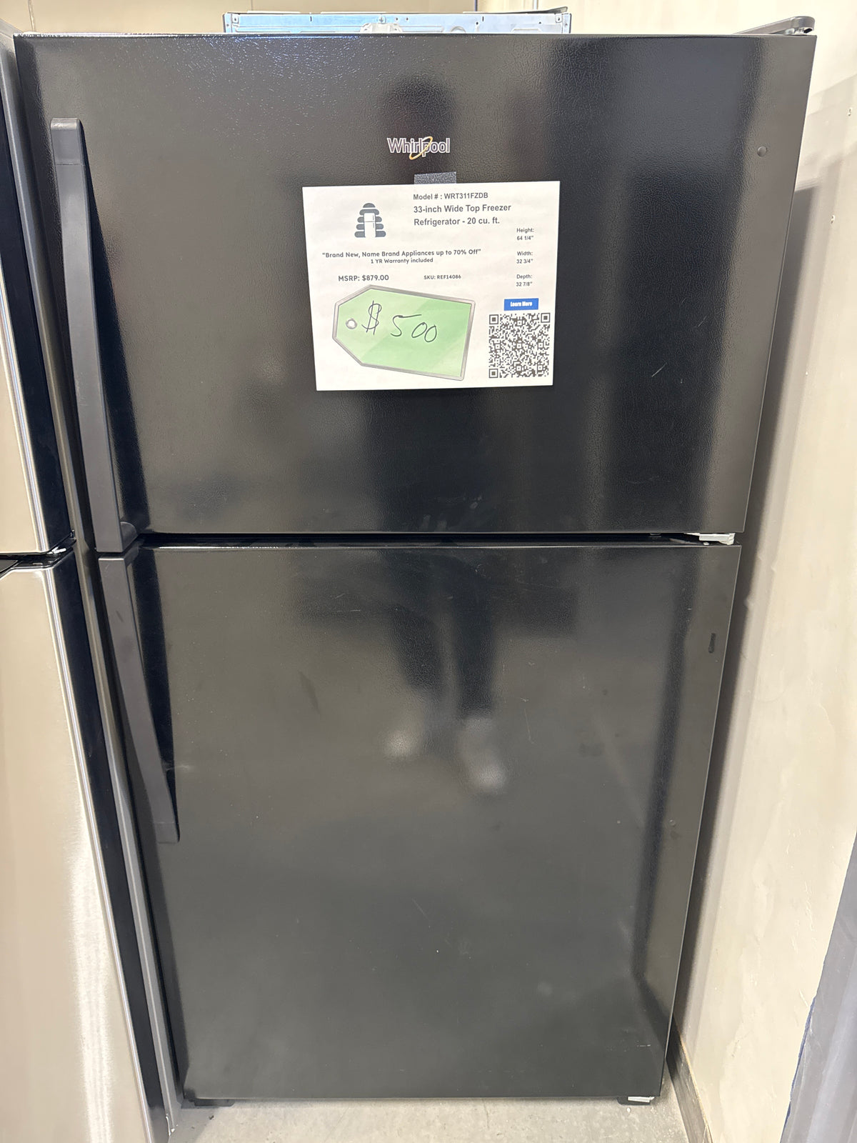 WRT311FZDB - Top-Freezer Refrigerators