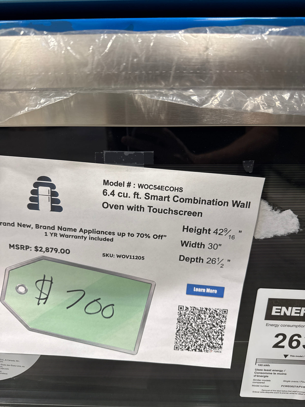 WOC54ECOHS - Wall Oven