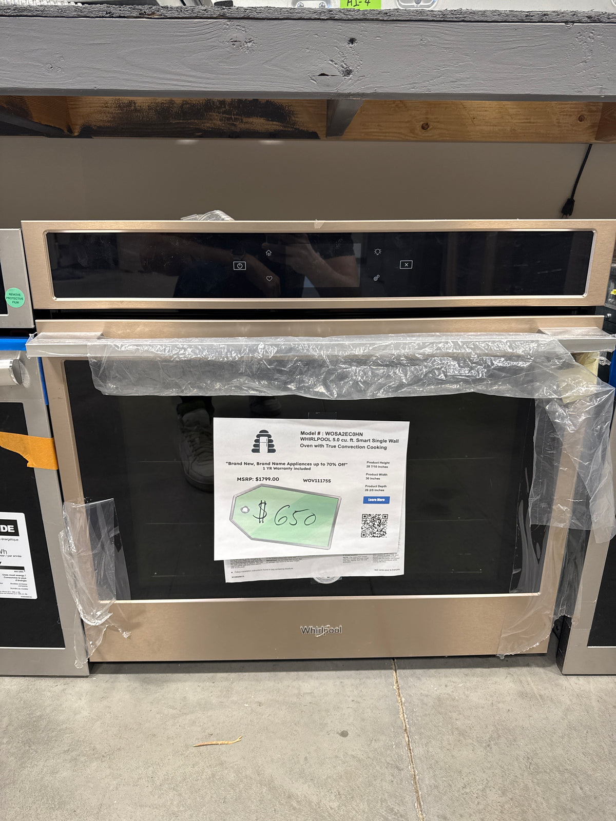 WOSA2EC0HN - Wall Oven Single