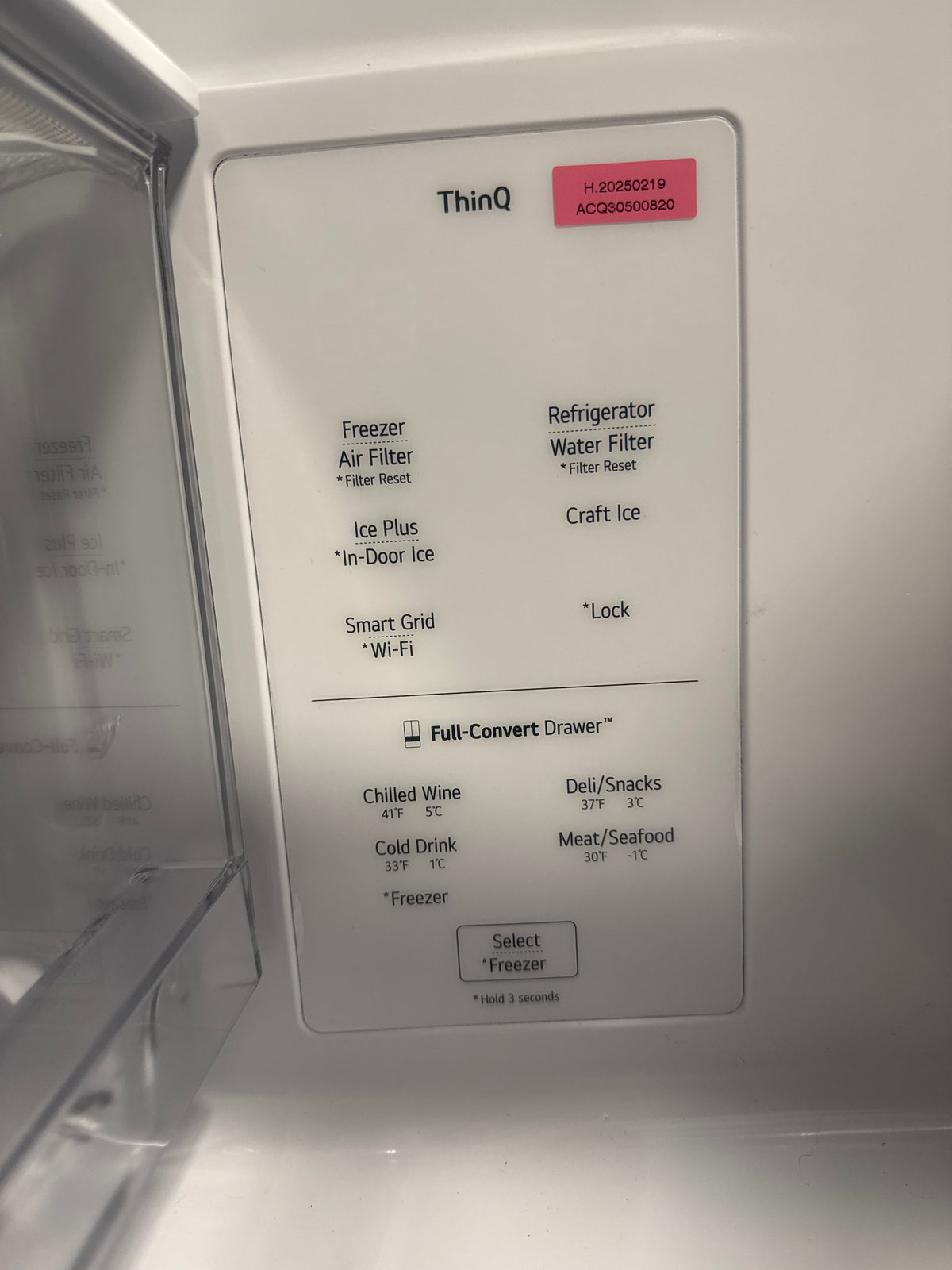 LHSXS2706S - Refrigerator