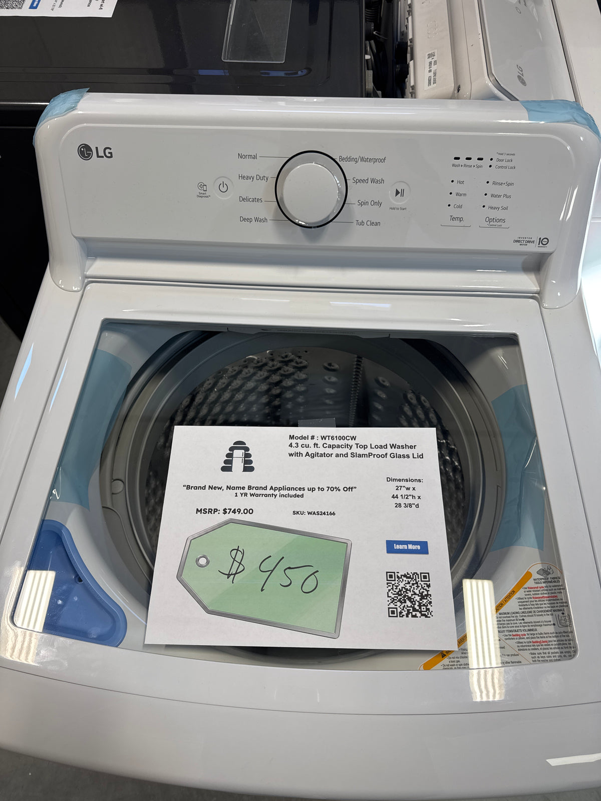 WT6100CW - Washer