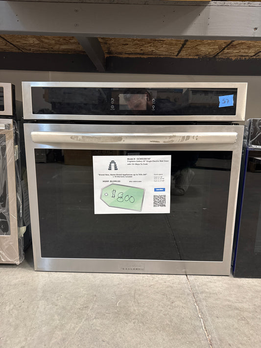 GCWS3067AF - Single Electric Wall Ovens