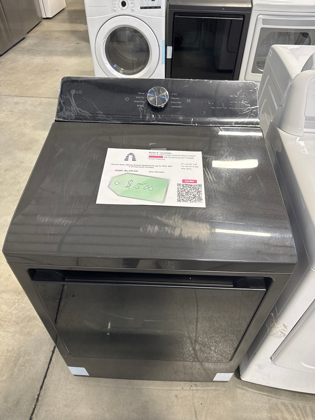 DLE8200L - Electric Dryer