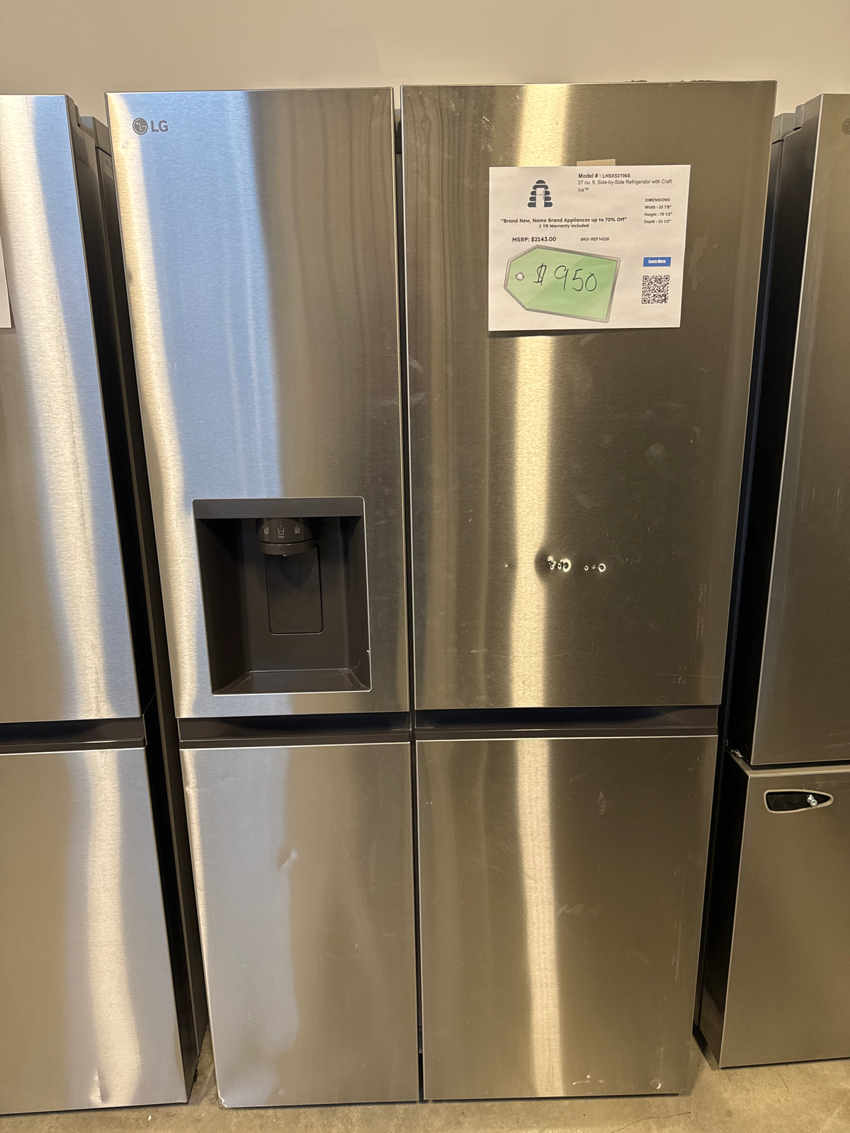 LHSXS2706S - Refrigerator